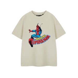 Marvel Comics Boys Web Slinger Short-Sleeved T-Shirt / Oatmeal